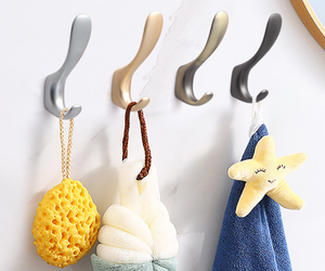 Trang trí nội thất phòng tắm Khăn trang trí phòng ngủ móc áo Kẽm hợp kim mới lạ Hooks & tường Hooks & áo kệ - Product Image 5
