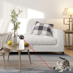 Nuovo Giocattolo Interattivo per Gatti con Luce <span class=keywords><strong>Laser</strong></span>, Macchina Elettronica Ricaricabile Robotica del Produttore - Product Image 6