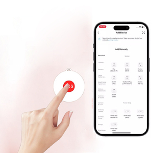 Smart Home Älterer fallender Notfall SOS Panic Button ZigBee Home Security Persönlicher Alarm <span class=keywords><strong>mit</strong></span> Tuya APP Control Sos Ruf taste - Product Image 2