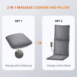 Almohada de masaje con calor, cojín de asiento de masaje - Product Image 6