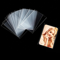 Pochettes de cartes transparentes de taille standard pochettes de Penny économiseur de cartes semi-rigides pour le dossier d'album de reliure de Solution de stockage de cartes à collectionner