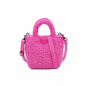 Winter <b>Fluffy</b> Plush New Large-Capacity Fashion Women's Solid Color Luxury Tote <b>Bag</b> - Product Image 4
