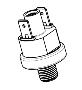 สวิตช์แรงดันน้ำ ตัวเรือนพลาสติก ไดอะแฟรมยาง 0.1Mpa แบบคงที่ SPST-NO G1/8 เกลียวภายนอก สำหรับปั๊ม หม้อต้มน้ำ HVAC - Product Image 5