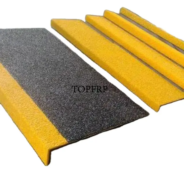 Fibreglass Reinforced Plastic FRP Anti-Slip Stair Nosing