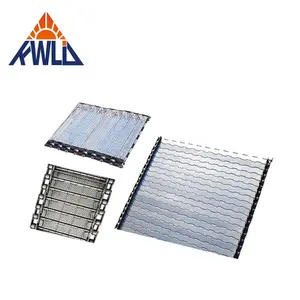 Manufacturer Supply Hinged Belt Chain Plate Chip Conveyor Stainless Steel Conveyor Belt Sawdust Transmission For CNC Machine