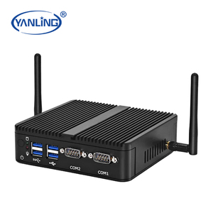 J6412 Mini <span class=keywords><strong>CPU</strong></span> Industrial PC Intel Celeron Quad Core Fanless Linux 4USB para 2HDMI DP Port Types AU US para Terminal de autoservicio - Product Image 5