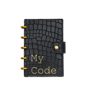 Carnet personnalisé en cuir avec stylo, rechargeable, à disques, pour le trading, la <span class=keywords><strong>grossesse</strong></span>, l'amour-propre, les infirmières, les mariages, les aventures, avec logo personnalisé - Product Image 1