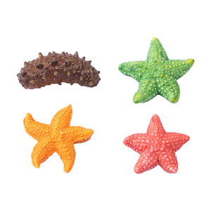 Decoración de Acuario de Resina con Forma de Pepino de Mar, Adorno Artificial Multicolor de Estrella de Mar para Acuarios, Terrarios y Decoración DIY - Product Image 5