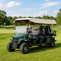 Nouveau design, voiturette de golf électrique 8 places homologuée pour la route, véhicule de navettage pour hôtels et complexes, compatible OEM, Chine