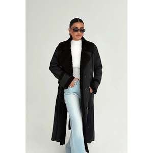 Abrigo Negro para Mujer con Detalle de Botones, Cierre de un Solo Botón, Tallas XS a XL, Estampado Moderno, Transpirable, Decorado con Lentejuelas para Verano - Product Image 2