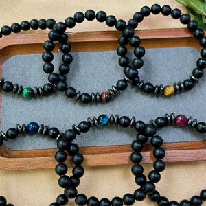 Pulsera de Piedra Natural con Cuentas de Vidrio Coloridas, Amuleto de Protección, Innovador Control de Calidad Estricto, Tarjeta de Consejos de Mantenimiento - Product Image 1