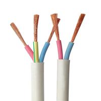 Câble d'alimentation pour appareils ménagers H05VV-F, âme en cuivre, gaine en PVC flexible, 300/500V, 2/3/4/5/6 conducteurs, 0,75 mm-4 mm, avec blindage en cuivre