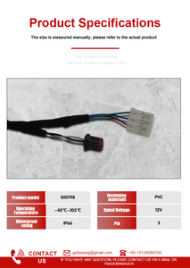 AY2 rakitan kabel kaca spion eksterior E00198 konfigurasi tangan kanan 2 - Product Image 5