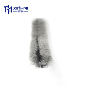 Wool Pile Weather Strip, brush window sealing stripping for doors and windows with fin - Product Image 2