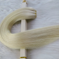 Cabello Humano Ruso Virgen SDD Super Double Drawn Genius Weft con Cutícula Alineada, Sin Enredos, Sin Caída