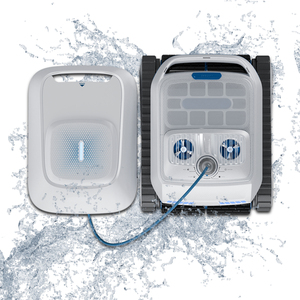 AIRROBO CP402 <span class=keywords><strong>Robot</strong></span> <span class=keywords><strong>Aspirapolvere</strong></span> per Piscina con Pulizia Automatica, Compatibilità con Auto, Motore Brushless, Controllabile tramite App, Set Completo di Attrezzature per Piscina - Product Image 1