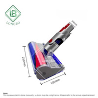 Brosse à plancher Soft Sweeper Roller Head  Pour Dysons V7 V8 V10 V11 Pièces détachées d'aspirateur Accessoires