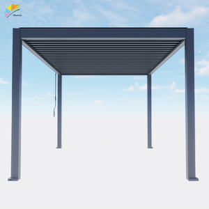 Pergolas Bioclimatiques Électriques <span class=keywords><strong>6x3</strong></span> m Bases pour Pergola en Lames d'Aluminium - Product Image 3