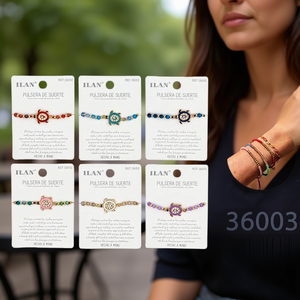 Braccialetto Portafortuna Ilan in 6 Colori Misti, Gioiello Artigianale alla Moda - Product Image 3