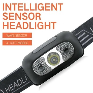 1 Unidad de Linterna Frontal Portátil Mini LED con Sensor, Recargable por USB con Batería Integrada <span class=keywords><strong>para</strong></span> Acampar al Aire Libre y Pescar - Product Image 5