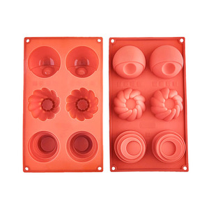 Nhà Máy Trực Tiếp Bán Silicone Baking Công Cụ Bao Gồm Hình Chữ Nhật Hình Sô Cô La Cookie Cắt Vòng Tròn Thạch Bánh Khuôn Bánh - Product Image 6