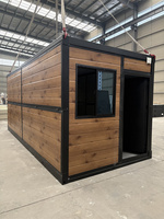 Maison conteneur pliable en acier préfabriquée pour hôtel extérieur, école, ou salon