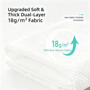 Hotelqualität Einweg-Bettwäsche aus Vliesstoff, 4-teilig, verdickt, wasserdicht, reißfest, für frequentierte Gästezimmer, Großpackung OEM - Product Image 5