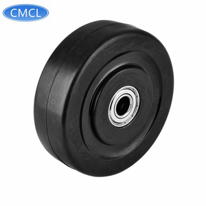 CMCL-ruedas de goma antiestáticas <span class=keywords><strong>3</strong></span> 4 5 pulgadas, ruedas de rueda conductoras eléctricas - Product Image 6
