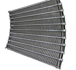 Zincir tipi metal zincirli konveyör kemer 304 paslanmaz çelik tel örgü kemer soğutma konveyör bandı - Product Image 5