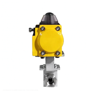 Vente de liquidation B2B COVNA, vanne à bille pneumatique filetée à 2 voies en PVC-U, retour par ressort - Product Image 3