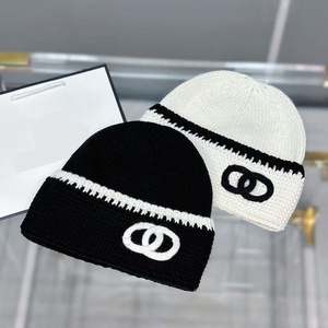 Gorro de Punto Jacquard de Lana <span class=keywords><strong>para</strong></span> <span class=keywords><strong>Hombre</strong></span>, Otoño-Invierno, Estilo Pequeño con Botones, Cálido, Grueso, Moderno, con Protección <span class=keywords><strong>para</strong></span> las Orejas - Product Image 3