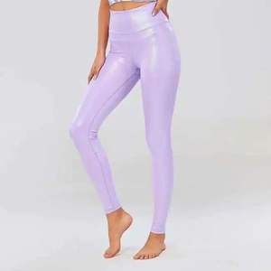 Dernier modèle de leggings pour femmes Leggings de gym ajustés Leggings de fitness taille haute pour la course à pied à vendre - Product Image 4