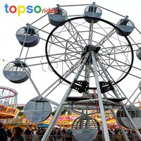 Grande Roue Commerciale de 40 Places, Hauteur 15m, pour Parc d'Attractions, à Vendre