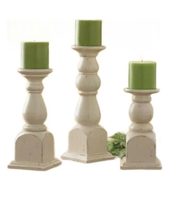 Support de bougie rond en bois de manguier fait à la main, très vendu, à usages multiples, adapté aux bougies pilier, aux bougies chauffe-plat et aux bougies coniques - Product Image 1