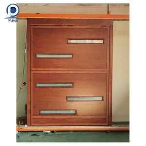 Prima phong cách hiện đại cách điện thép không gỉ khu dân cư cắt tự động cơ giới cửa nhà để xe cho nhà ở hoặc biệt thự - Product Image 5