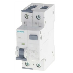 Disjoncteur différentiel Siemens Rcbo 20A 1P+N 30MA 4.5KA 230V Courbe C Montage modulaire - Product Image 1