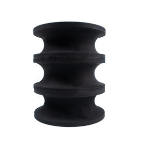 Rouleau en silicone de type R revêtu de caoutchouc EPDM personnalisé Roue en silicone de type U Rouleau en caoutchouc PU Roues motrices Roue Nbr entraînée - Product Image 4