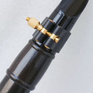 <span class=keywords><strong>Clarinette</strong></span> en Mi bémol de haute qualité, plaquée argent, en bois d'ébène, avec étui - Product Image 4
