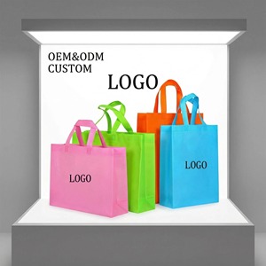 Bolsa de Compras de Tela No Tejida de Alta Calidad con Logotipo Personalizado, Bolsas Reutilizables para Compras - Product Image 1