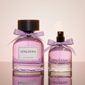 Luxury 30ml 50ml 100ml Round Clear <b>Glass</b> Perfume <b>Bottles</b> <b>Empty</b> Thick Bottom Round Perfume <b>Bottle</b> with Custom Logo - Product Image 1