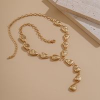 Nouveau collier ras de cou en perles de goutte d'eau CCB de style bohème été 2024
