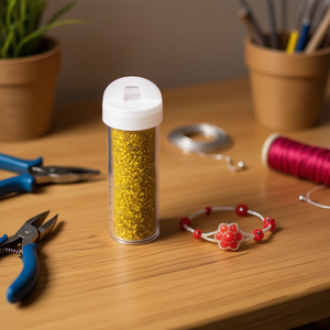 Perline Dorate Ilan Abalorio da 3mm per Creazione di Gioielli, Confezione da 12 Pezzi - Product Image 3