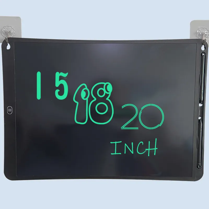 แท็บเล็ต LCD ดิจิทัลหลากสีสำหรับเขียน,แผ่นวาดภาพเล่นเขียนลายมือกราฟฟิคขนาดใหญ่15 18 20นิ้วพร้อมใบรับรอง CPC