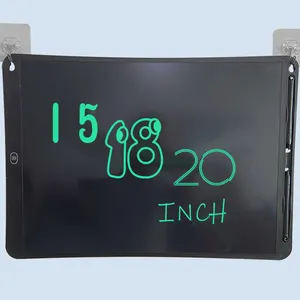Çok renkli dijital LCD yazma tableti çizim oyuncaklar el yazısı pedleri grafik büyük boy 15 18 20 inç ile CPC sertifikası