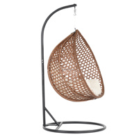 Chaise oeuf en or en vrac chaise oeuf de jardin mobilier d'extérieur chaise oeuf à bas prix cuir marron