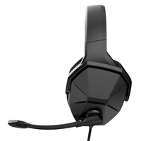 Casque de jeu dynamique filaire circum-auriculaire, étanche IPX-4, faible latence 30 ms, microphone MHP2063, compatible PS4, Xbox One, ordinateur portable, Nintendo Switch