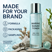Tonique aux oligosaccharides marins, traitement hydratant, non irritant, sans sulfate, éclat rafraîchissant, niacinamide, nourrissant, hydraté