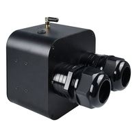 Illuminateur à fibres optiques RGB CCT à double port 30W avec application/télécommande, avec câble à fibres optiques PMMA pour toit de voiture