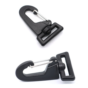 Plastic Rotating <b>Hook</b> For Bag Backpack Webbing 26Mm With Swivel <b>Clip</b> Feature - Product Image 1