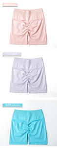 2025 ropa de gimnasio de secado rápido pantalones cortos deportivos mujeres gimnasio Scrunch <span class=keywords><strong>Bum</strong></span> Biker pantalones cortos ropa de gimnasio Fitness entrenamiento Yoga pantalones cortos - Product Image 3